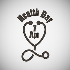 Image showing Health Day Emblem