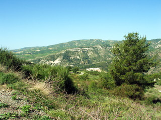 Image showing Green land and blue skies. Cyprus