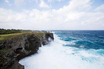 Image showing Manzamo Cape in Okinawa