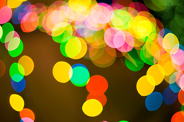 Image showing Defocused bokeh lights