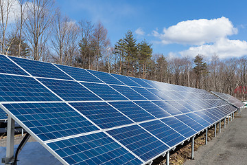 Image showing Solar panel in countryside