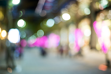 Image showing City bokeh background