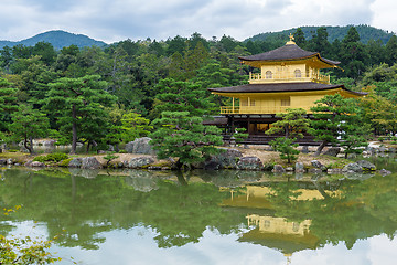 Image showing Golden Pavilion ( Kinkakuji ) in Kyoto - Japan