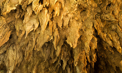 Image showing Stalactites in Okinawa cave