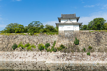 Image showing Turret of the osaka castle