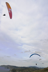Image showing parachuting