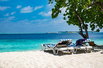 Image showing Maldives beach