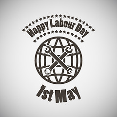 Image showing Labour Day Emblem