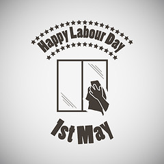 Image showing Labour Day Emblem