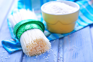 Image showing rice noodles