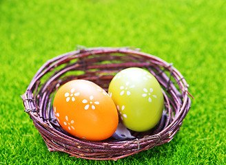 Image showing easter eggs