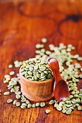 Image showing green coffee beans