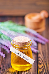 Image showing lavender oil