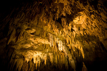 Image showing Stalactites in gyukusendo cave