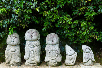 Image showing Nagomi jizo, Statue in Japanese temple