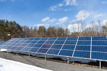 Image showing Solar energy panels