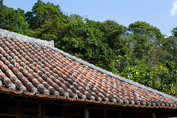 Image showing Roof tile for japanese traditional building