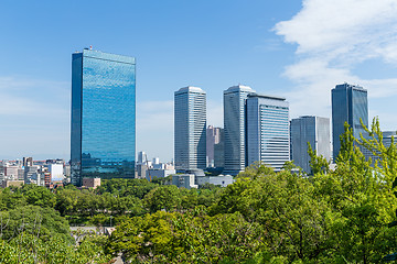 Image showing Osaka city in Japan