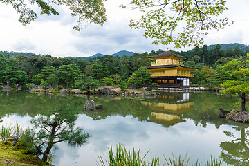 Image showing Kinkakuji Temple, The Golden Pavilion, in Kyoto - Japan