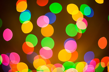 Image showing Abstract circular bokeh background 