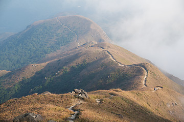 Image showing Hiking path in Hong Kong Lantau