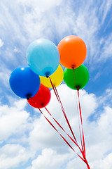 Image showing Colorful party balloon