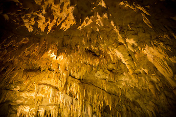 Image showing Stalactites inside gyukusendo cave