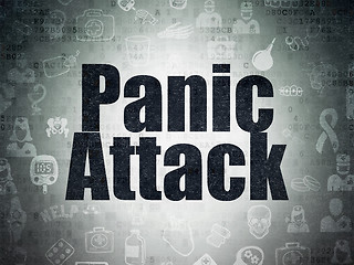 Image showing Medicine concept: Panic Attack on Digital Paper background