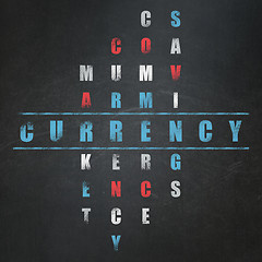 Image showing Banking concept: Currency in Crossword Puzzle