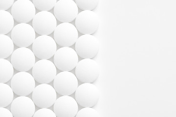 Image showing pills background on white