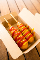 Image showing Corn dog