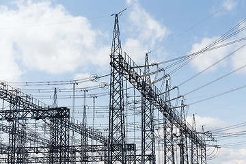 Image showing High Voltage Substation