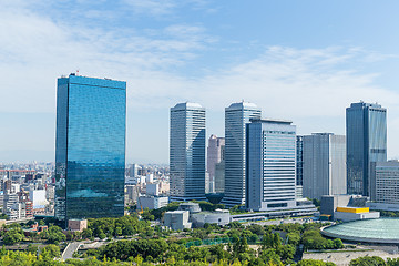 Image showing Osaka skyline
