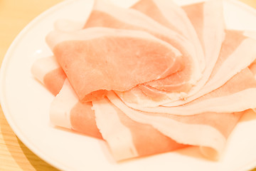 Image showing Pork slice