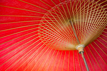 Image showing Traditional Red umbrella