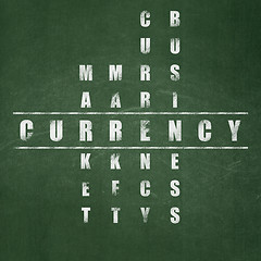 Image showing Banking concept: Currency in Crossword Puzzle