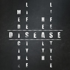 Image showing Health concept: Disease in Crossword Puzzle