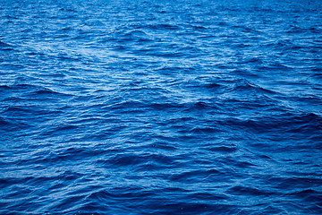 Image showing Blue seascape