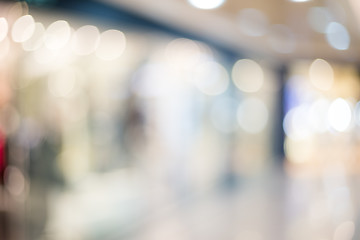 Image showing Store blur background with bokeh