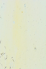 Image showing Brushed white wall texture - dirty background