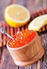 Image showing salmon caviar