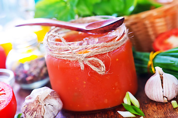 Image showing tomato sauce