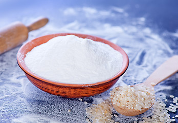 Image showing rice flour