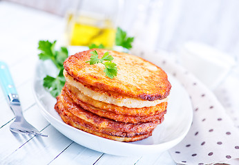 Image showing potato pancakes