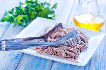 Image showing boiled soba