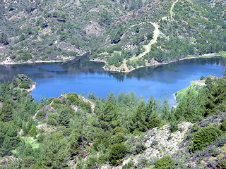 Image showing Blue lake 3. Cyprus