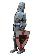 Image showing Knight's armor sideview