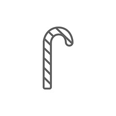 Image showing Candy cane line icon.