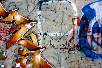 Image showing Graffiti vandalism