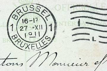 Image showing Brussel stamp
